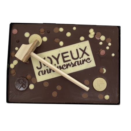 Noir gourmand "Joyeux anniversaire"