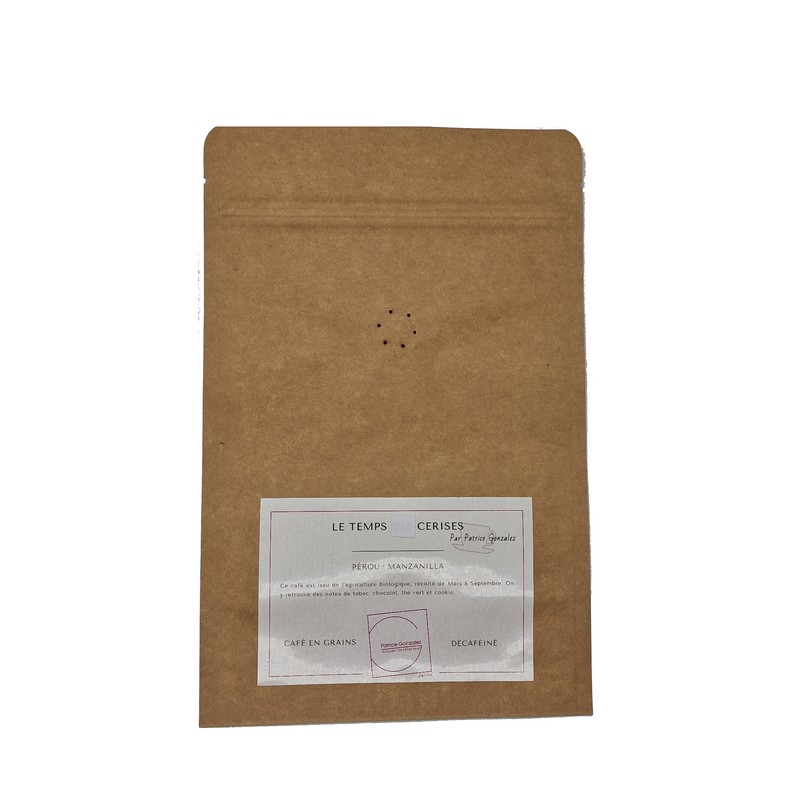 Café en grains Pérou Décaféiné
