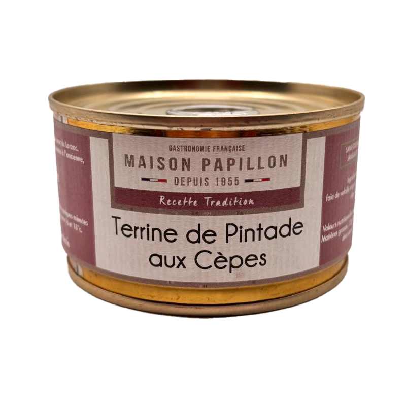 Tradition . Terrine de Pintade aux Cèpes