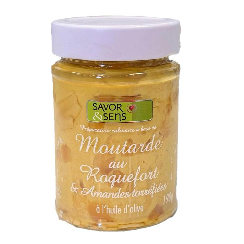 Moutarde au Roquefort & Amande torréfiées
