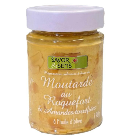 Moutarde au Roquefort & Amande torréfiées
