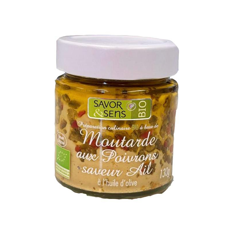 Moutarde aux Poivrons saveurs Ail